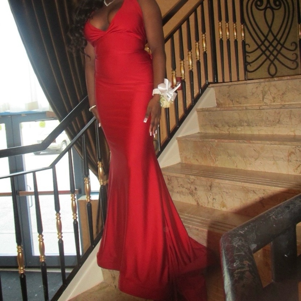 Jessica Angel Halter Long Formal Gown 378